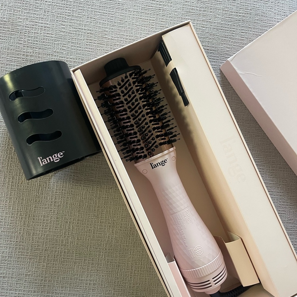l'ange Pink Hot Air Brush - 2 in 1 Titanium Hot Brush Dryer - Picture 2 of 3